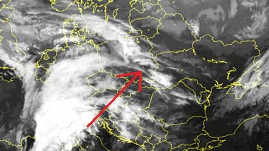 Xanthos ściągnie wielogodzinne opady. Ulewa wielkoskalowa w nocy wkroczy do Polski. Mamy najnowsze prognozy opadów