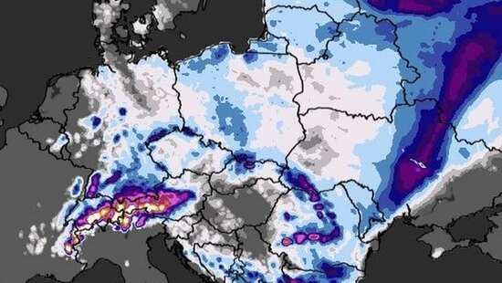Śnieżyce zasypią Polskę. Spadnie nawet 20 cm śniegu. Uaktywni się konwekcja z efektu morza