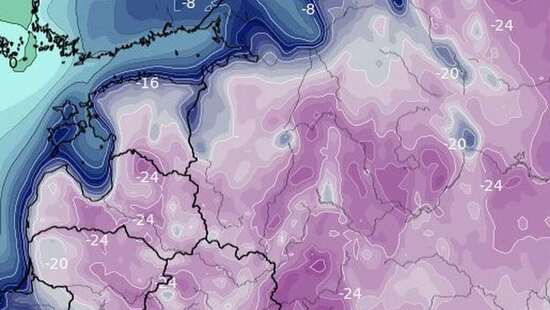 Potężny mróz w prognozach. Temperatura spadnie poniżej -22 stopni. Silne ocieplenie niepewne