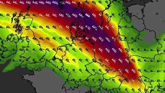 Luty rozpocznie się od wichury. Wiatr będzie powodował szkody. Będą ulewy i burze