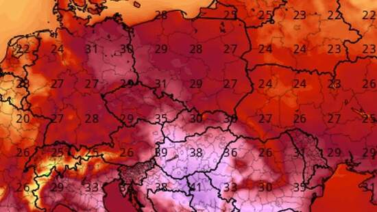 Pogoda na środę 14 sierpnia. Upał i słabnący wyż w Polsce. Lokalna burza możliwa w tym regionie
