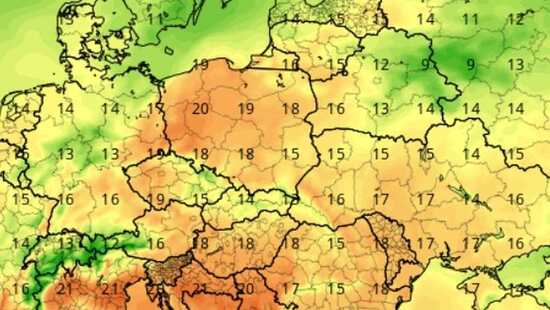 Pogoda na wtorek 22 października. Słaby front nad Polską. Będzie podmuch ciepła do 21 stopni