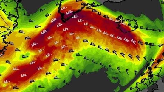 Nadciągną ogromne wichury. Wiatr przekroczy 145 km/h. Cyklon sprowadzi prąd strumieniowy