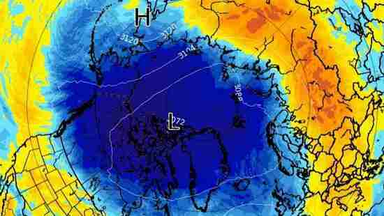Powstanie wir polarny. Wpłynie na śnieg i mróz w zimie. Prognozy są niepokojące