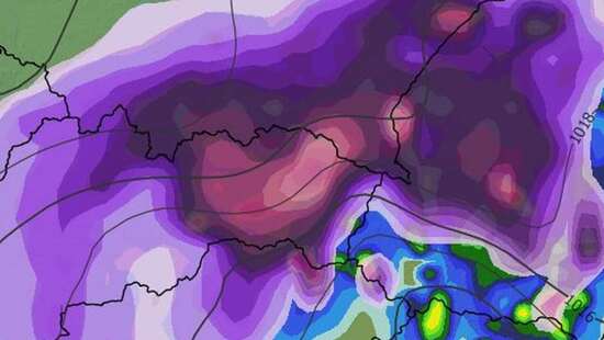 Jest nowa prognoza śnieżycy do końca listopada. Spadnie 55 cm śniegu. Będzie drogowy paraliż