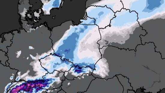 Nagle śnieżyce zasypią drogi. Spadnie 26 cm śniegu. Nadciągnie silny podmuch zimy z południa