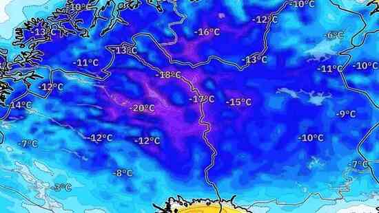 Nadejdzie ogromny mróz. Temperatura sięgnie -30 stopni. Będzie długotrwała fala ochłodzenia