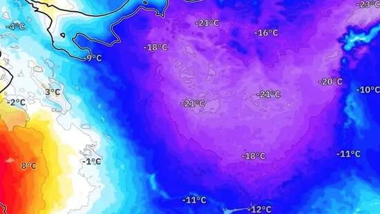 Nadejdzie potężny mróz. Temperatura sięgnie -42 stopni. Fala ochłodzenia ściągnie siarczystą zimę