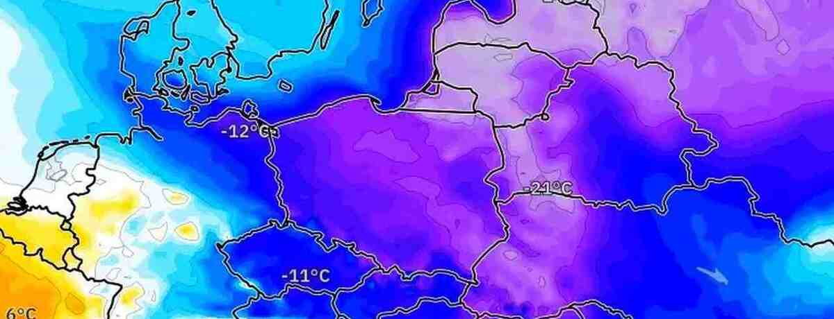 Będzie siarczysty mróz. Temperatura spadnie do -30 stopni. Fala mroźnej zimy utrzyma się długo