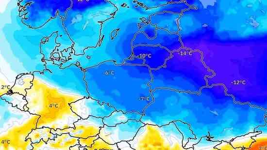 Będzie tęgi mróz. Temperatura spadnie do -15 stopni. Jest termin ochłodzenia