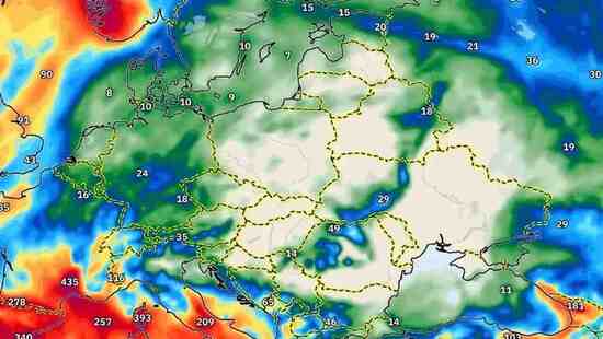 Nadciągną ulewy i burze? Jest biała plama na mapach. Prognozy opadów są wyraźne