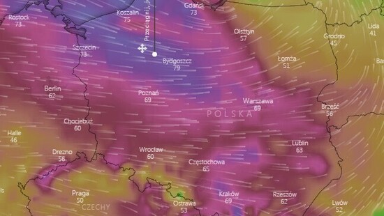 Weekend 15-16.03 rozpoczniemy od wichury związanej z niżem Heinz