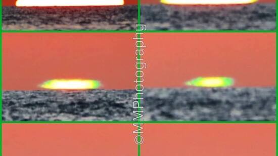 Zjawisko zielonego błysku nad Florydą