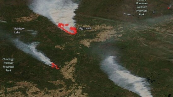 Ogromne pożary wybuchły w Kanadzie. Dym z tych pożarów potrafi dotrzeć nad Polskę